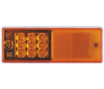 ضوء جانبي LED شريط بصري (9 مصابيح ليد)