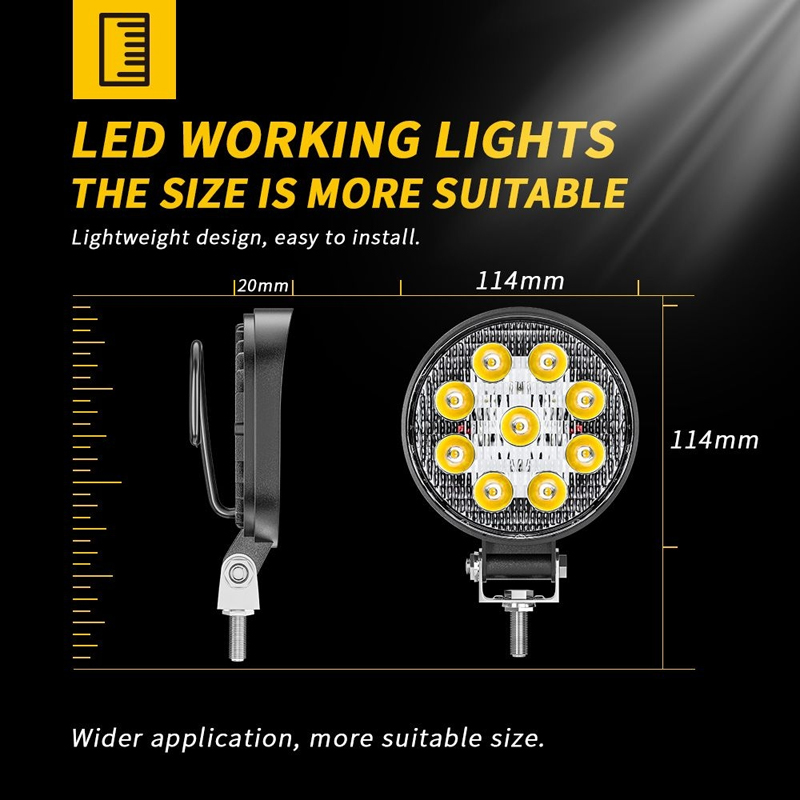 hy gd2001 12v 24v 3 work light product 2